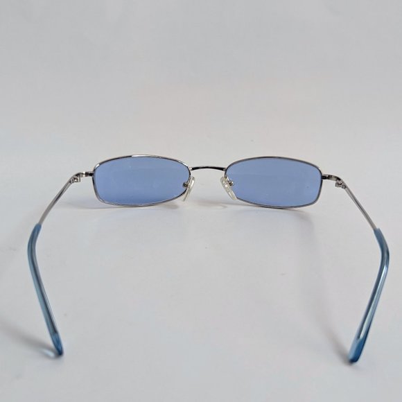 NWT Vintage 90's Lady Fashion Rectangle Metal Sunglasses (S.Silver) - Picture 4 of 5